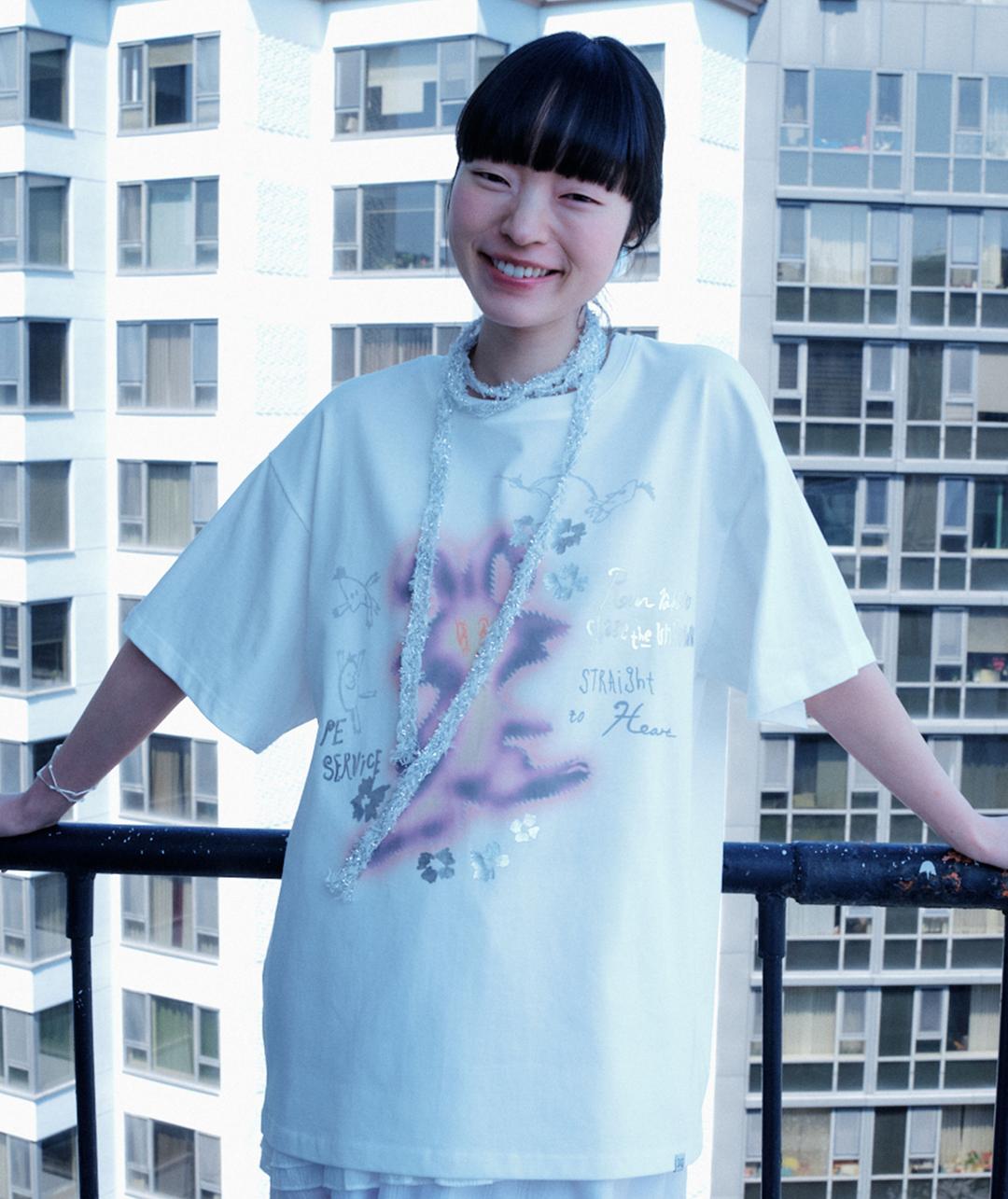 Run Rabbit Top [White]