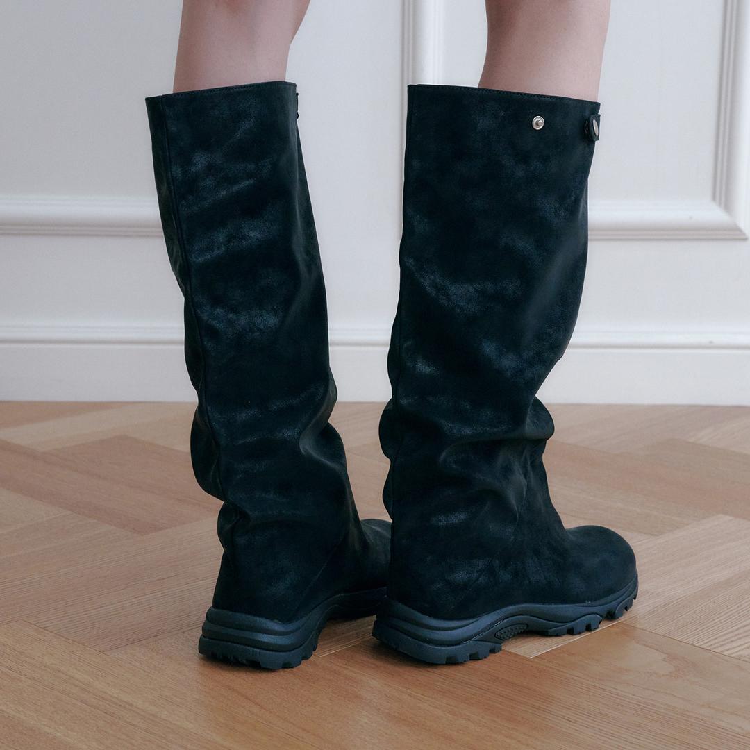 솔트앤초콜릿 이베르 와이드 롱부츠 412548004 (3.5cm)