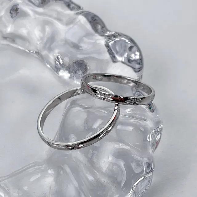 [1+1] 써지컬스틸 스파클 각인 반지