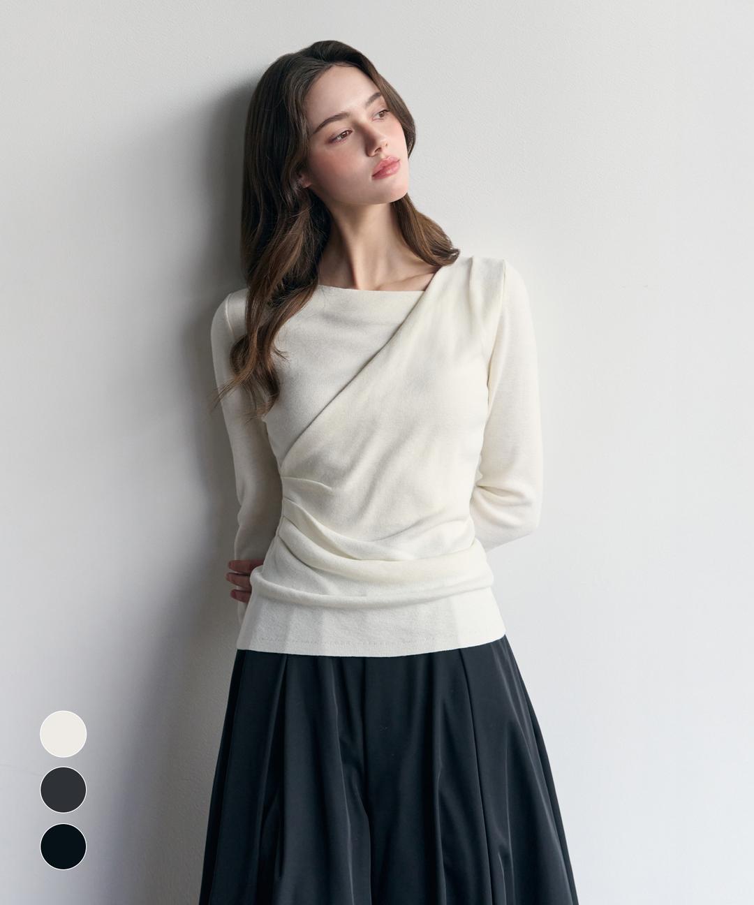 바시카 소프트 드레이프 니트 [3color]