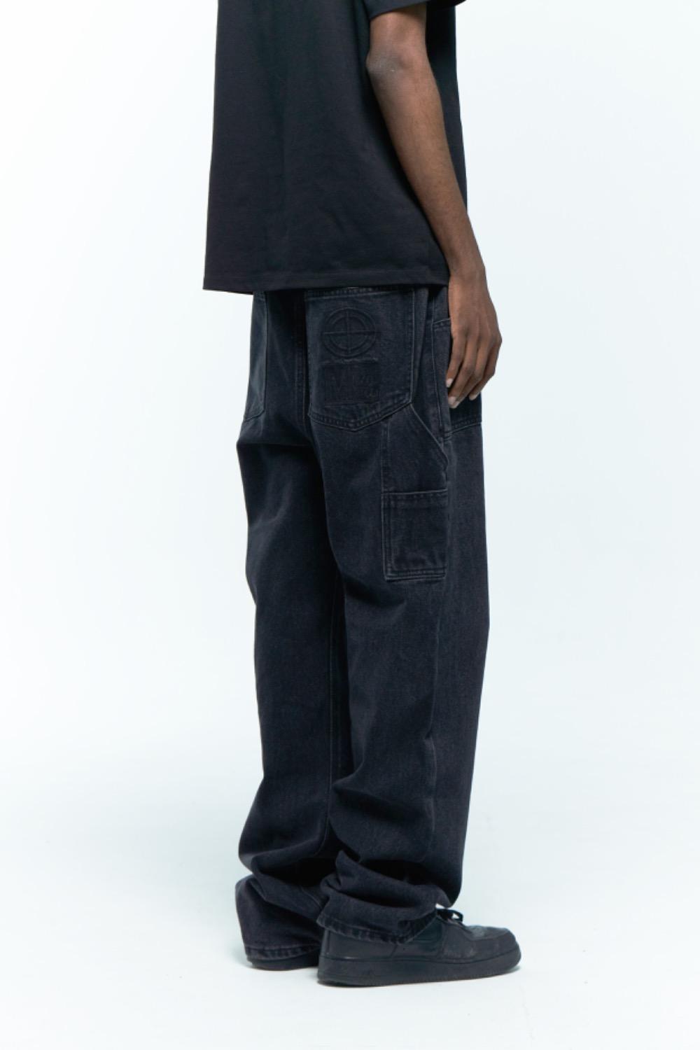 MPa PAINTER DENIM PANTS (BLACK)