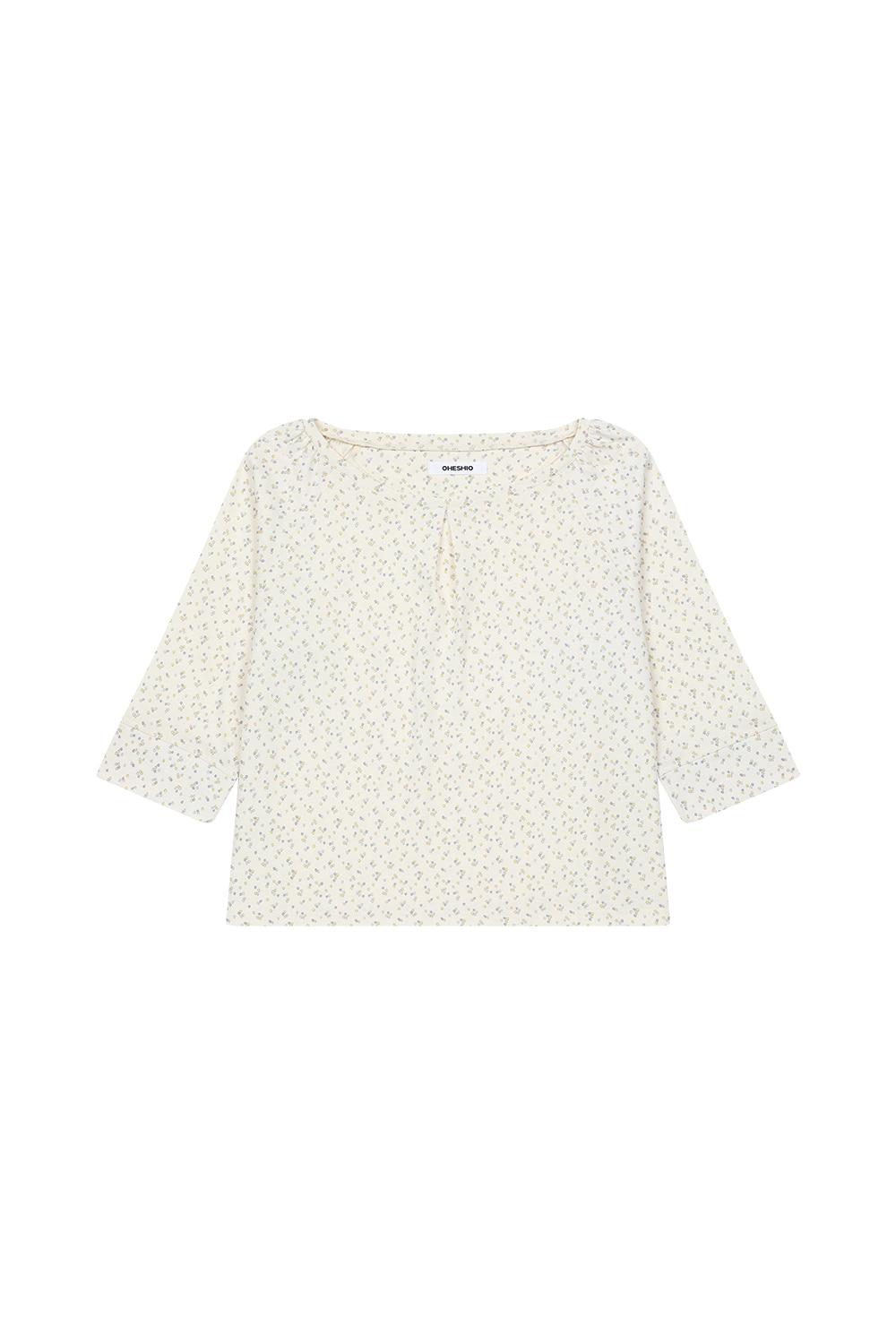BALLOON PATTERNED RAGLAN T-SHIRT, IVORY