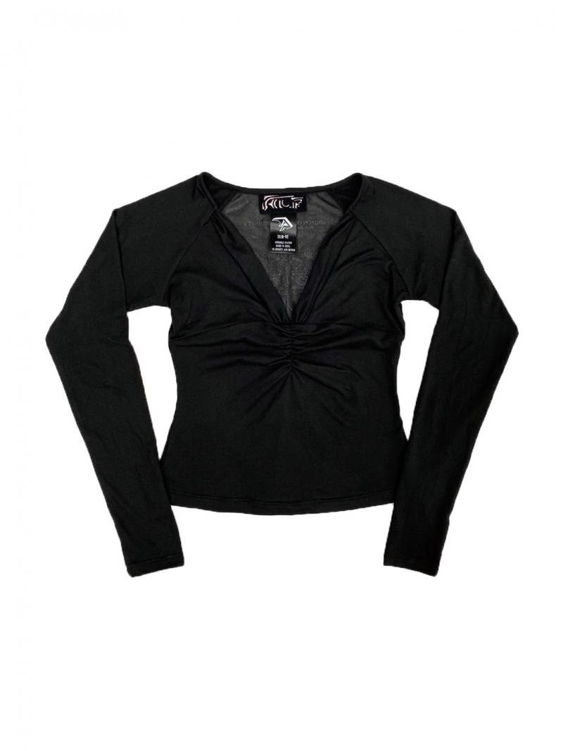 KABBALAH MESH TOP [ BLACK ]