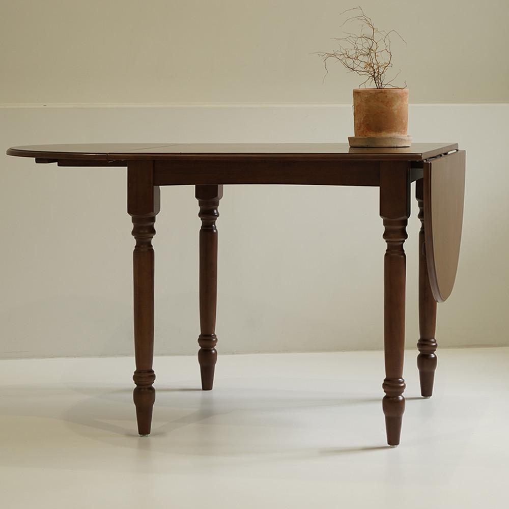 자야캠핑 코콜라 월넛 원목 폴딩 접이식 확장형 식탁 테이블 1600