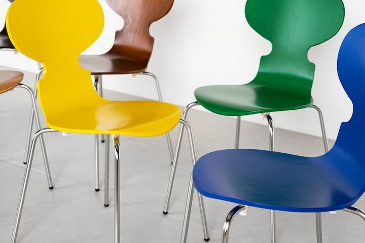 [5%쿠폰] 원목 개미체어 우드 인테리어 카페 식탁 의자 7colors