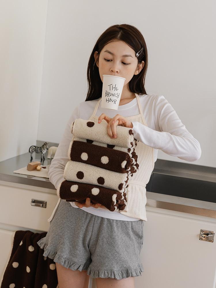 [벌크포장] 디어리얼 브런치 브라우니 수건 (1P)