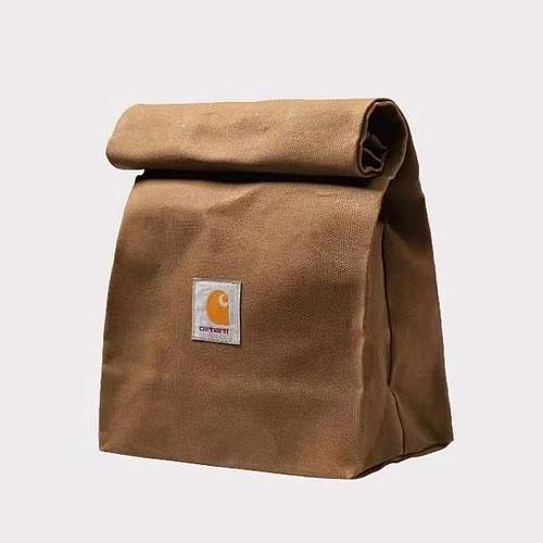 CARHARTT WIP LUNCH BAG 칼하트 캔버스 런치 백 캠핑 도시락 파우치 봉투 가방