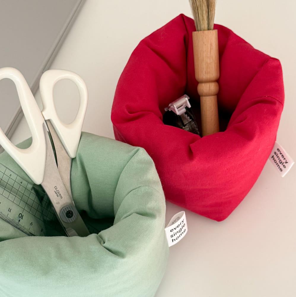 에브리 패브릭 바스켓 테이블 정리 바구니