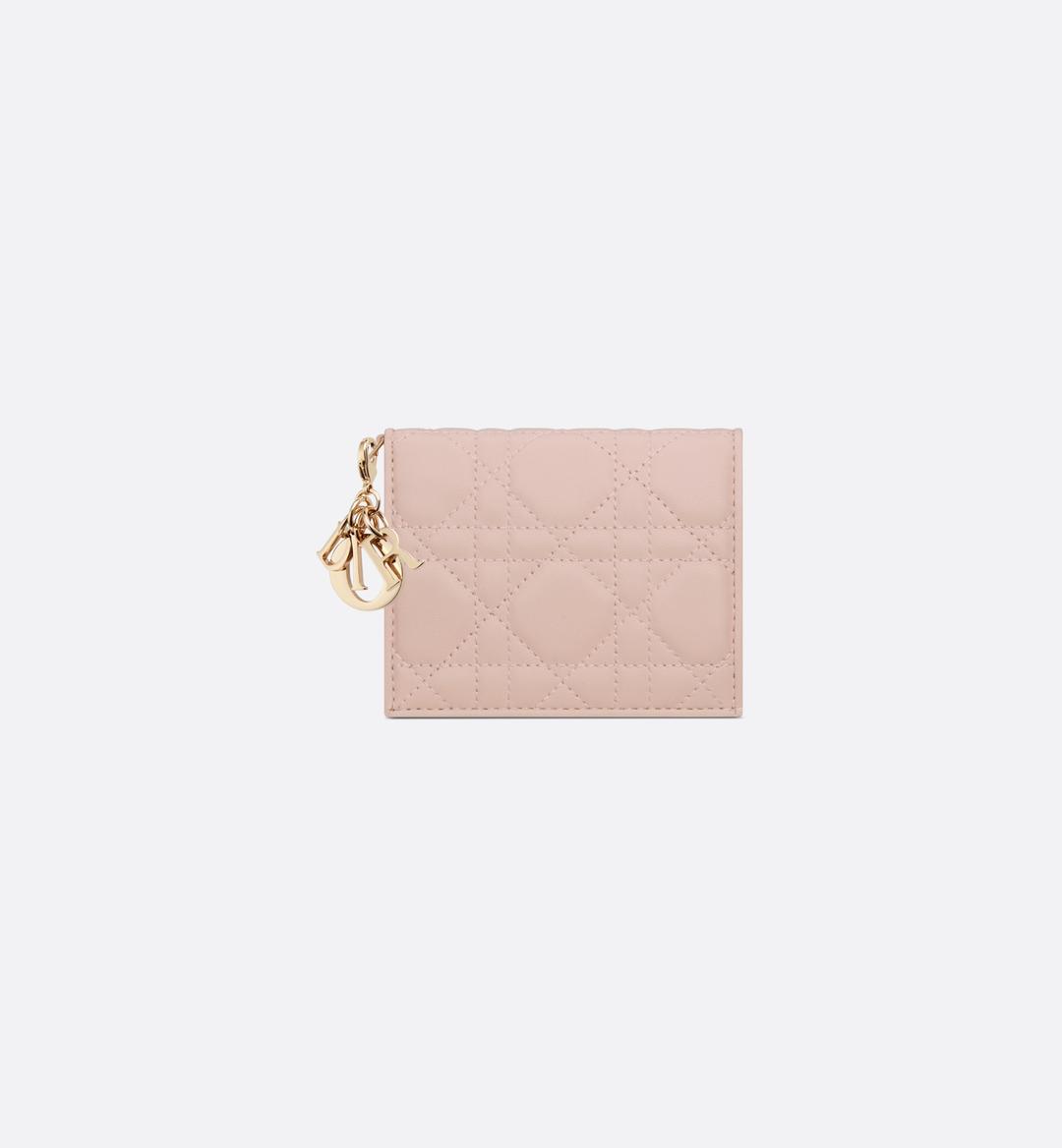 Lady Dior Gardenia 미니 지갑
