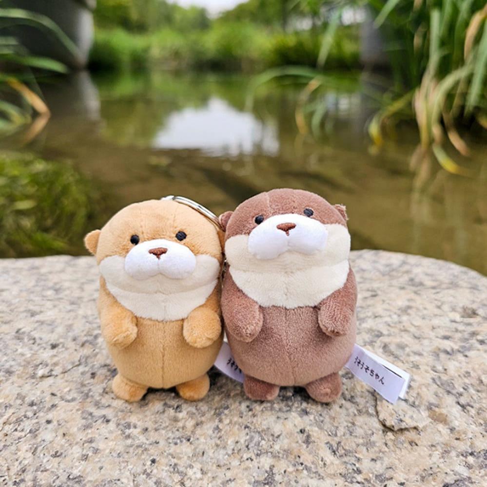 우소우소짱 수달 봉제키링 인형 8cm 우소우소