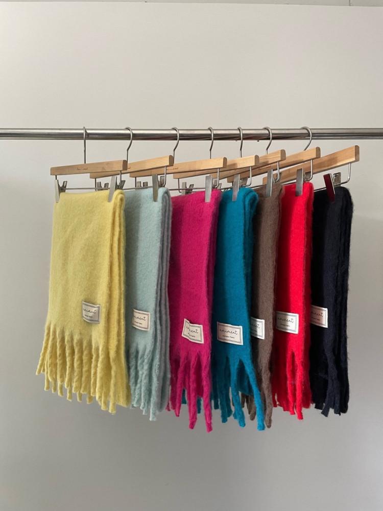 아미먼트 리브목도리 / 7color / 울 목도리 머플러