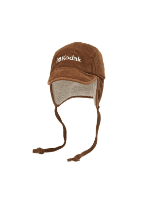 코듀로이 귀달이캡 BROWN