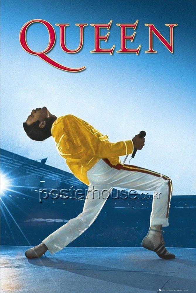 포스터 61x91 - 퀸 / QUEEN: Wembley