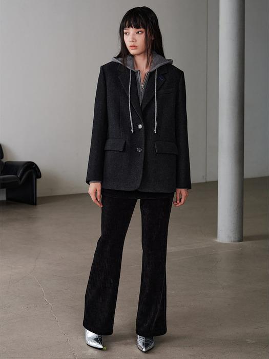 Back Detail Tailored Jacket  Ash (KE5X30M134)