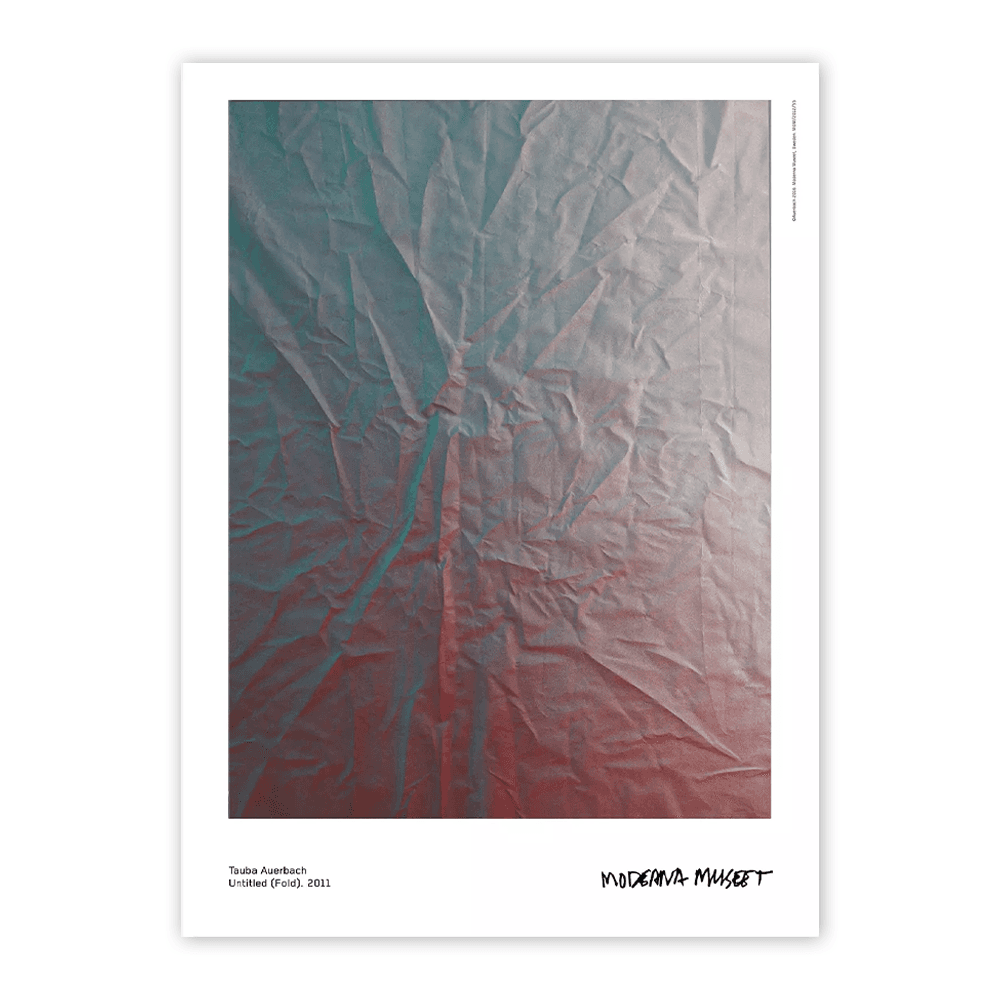 Untitled (Fold) Poster / Tauba Auerbach / 토바 아우어바흐 포스터 / 50 cm x 70 cm