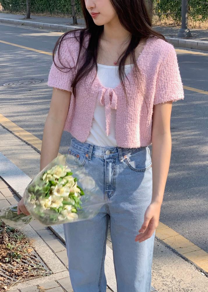 라이크 리본 가디건(Like ribbon cardigan)