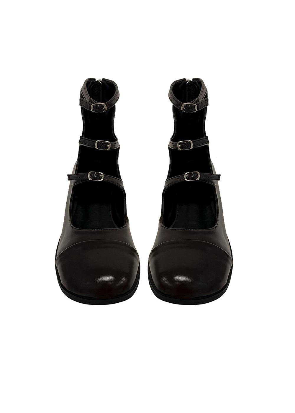 NO.79 BROWN MONDAY MARYJANE BOOTS