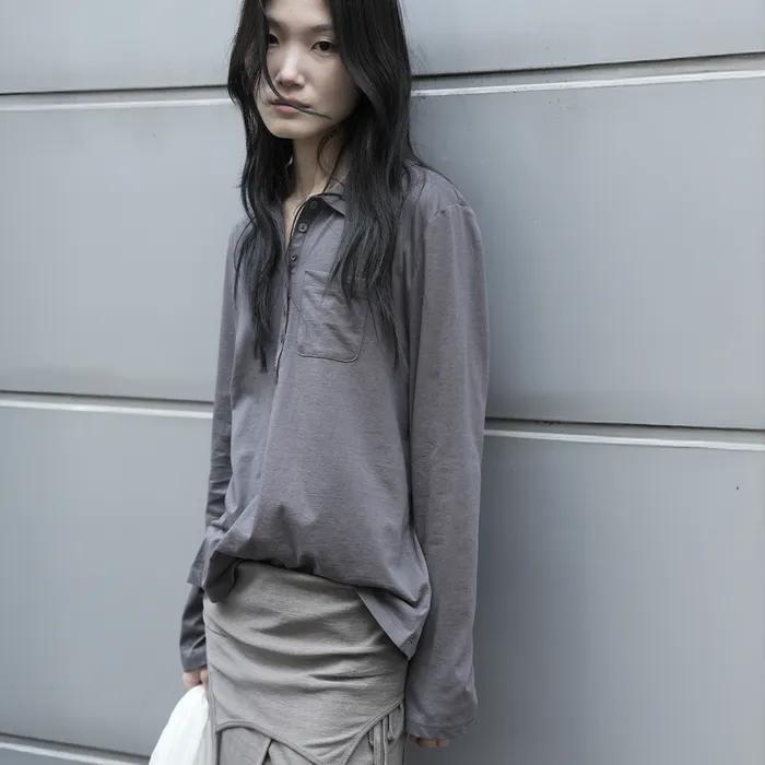 [2rd REORDER] POLO T-SHIRTS, CHARCOAL