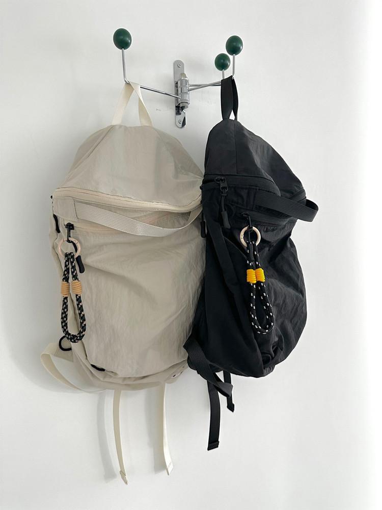 (당일출고) 아노락 스트랩 캐주얼 미니 경량 백팩 2color : 모드파운데이션