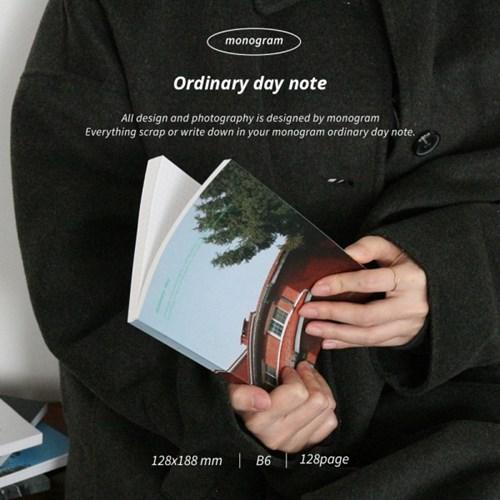 monogram ordinary day note