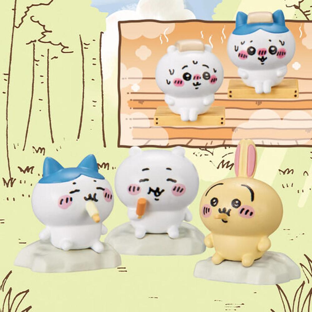 치이카와 먼작귀 사우나 온천 찜질2탄 사우나 아이스 미니 피규어 5종