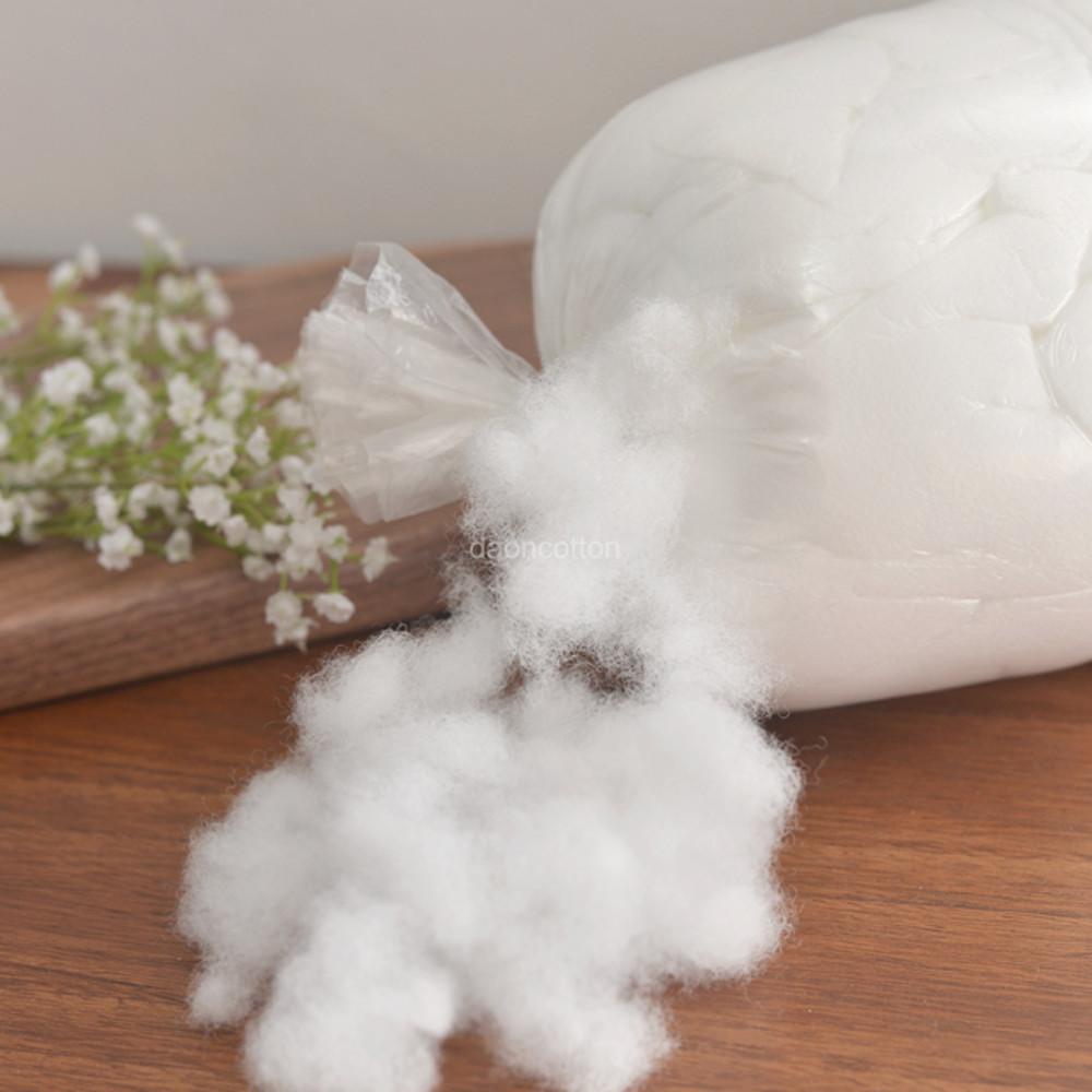 구름솜 (100g/1kg) - 압축포장 인형 쿠션솜 솜 00003