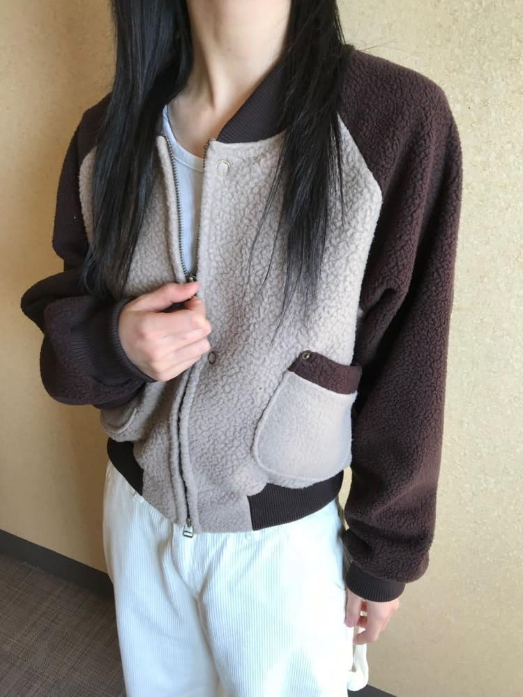 [2size] 밀크 나그랑 포켓 후리스 (2color)