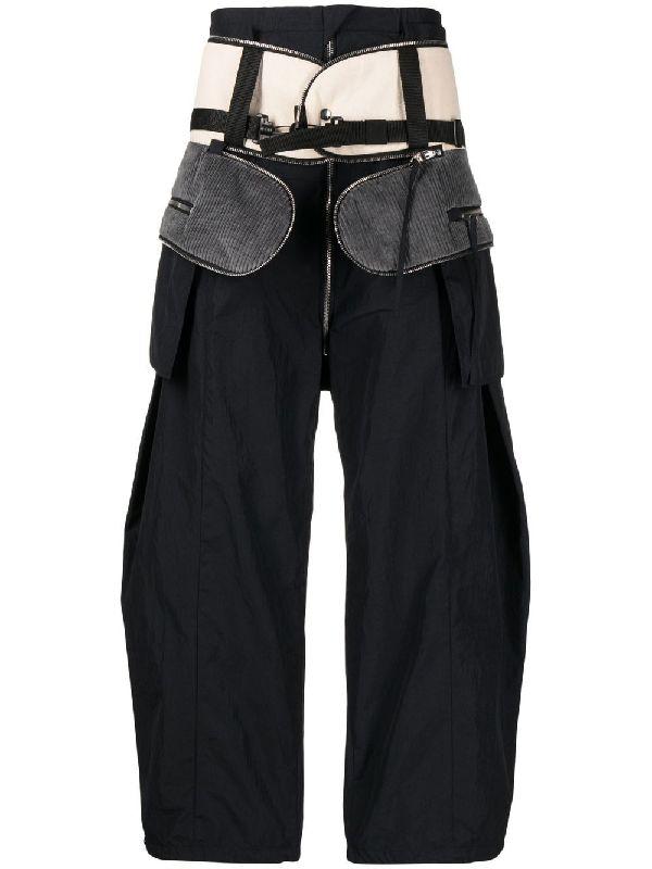 웨이스트 더블 패널 패커블 팬츠