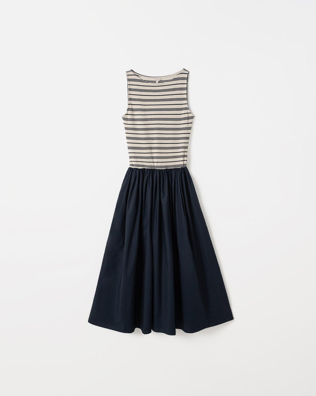 Tia Shirring Maxi Dress