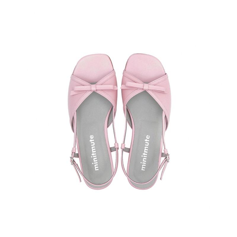 ribbon slingback - soho pink