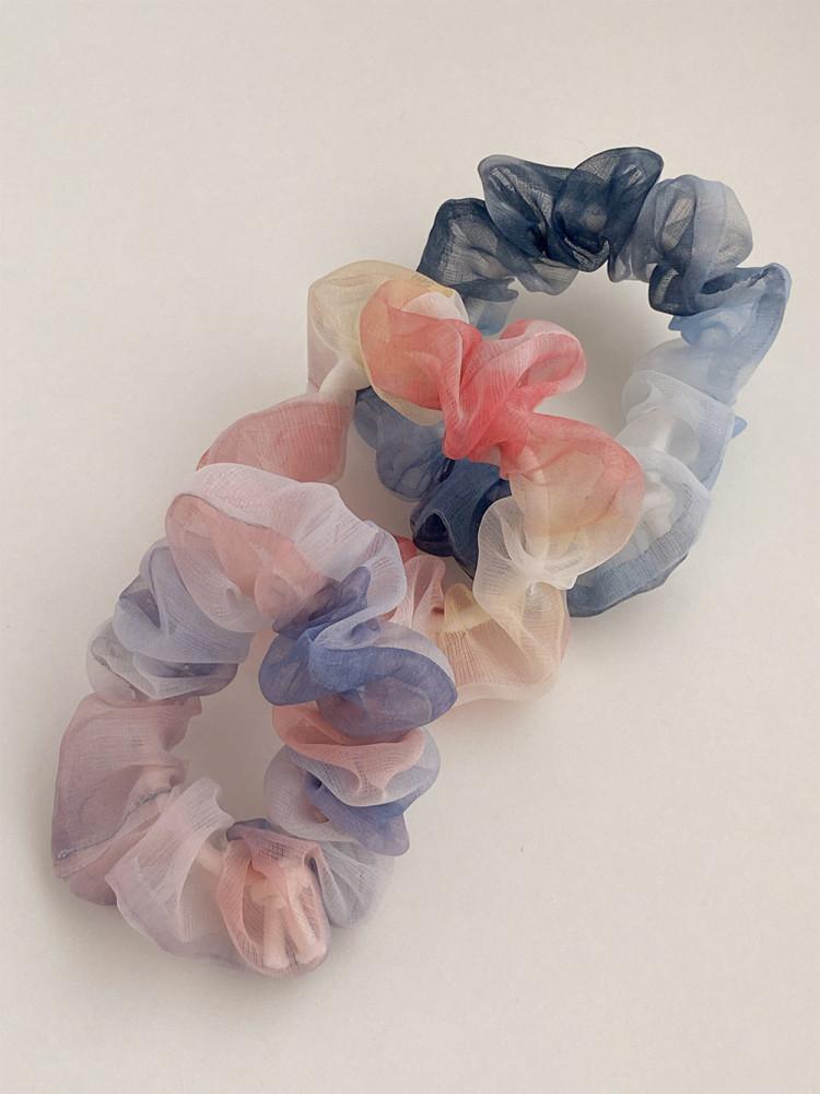 그라데이션 미니 빈티지 곱창 스크런치(3color)