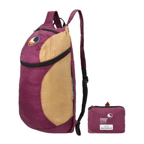 미니 백팩 15L 플럼 헤이즐넛