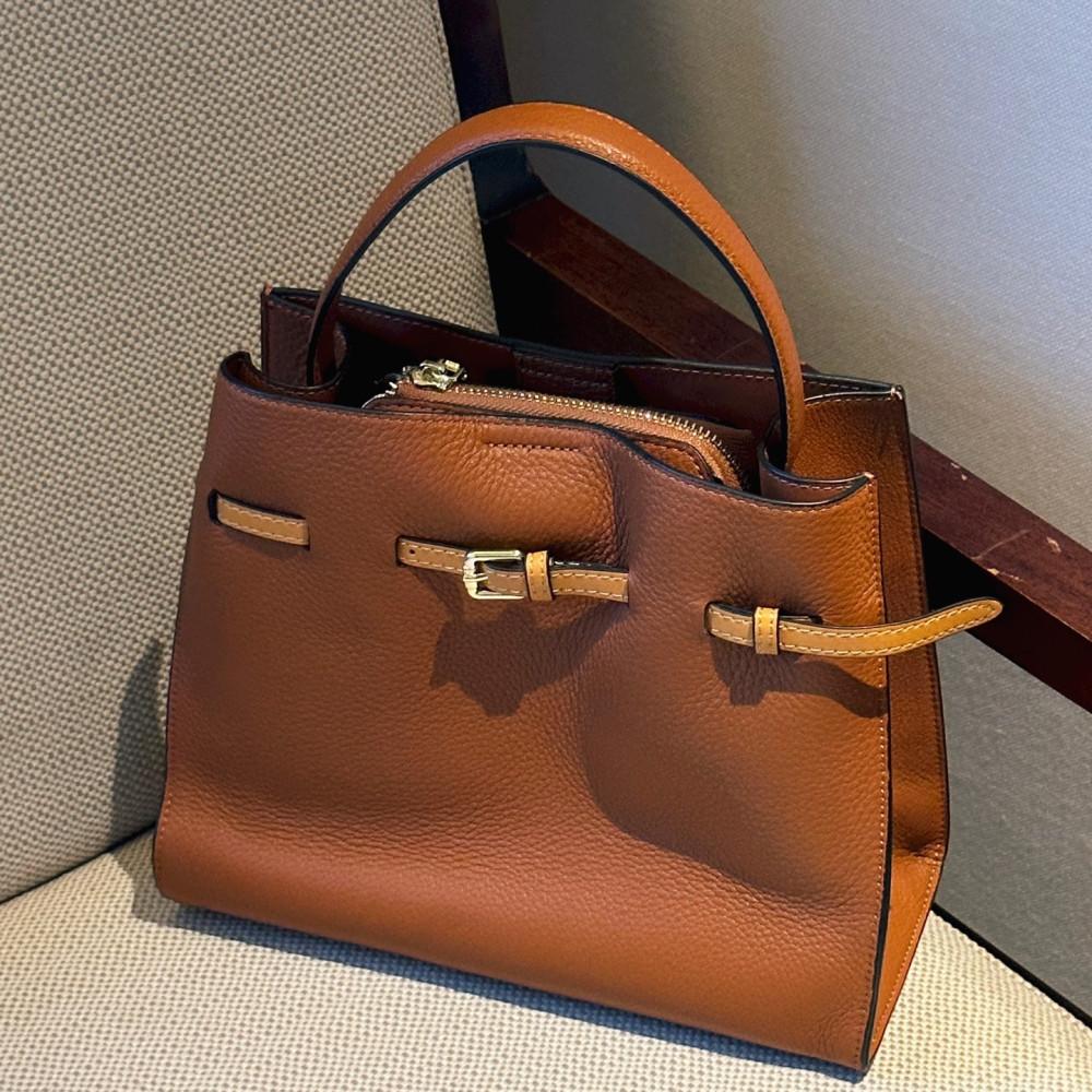 [에센스백 오픈 세일 5%] 천연 소가죽 명품 여성 토트 핸드백