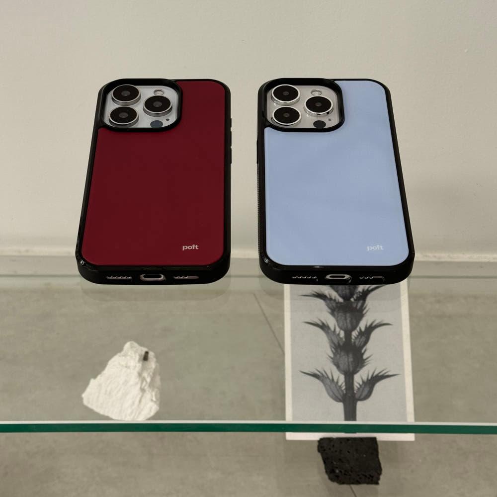 포프트 Glass bumper 무광 컬러즈 케이스 16 PRO