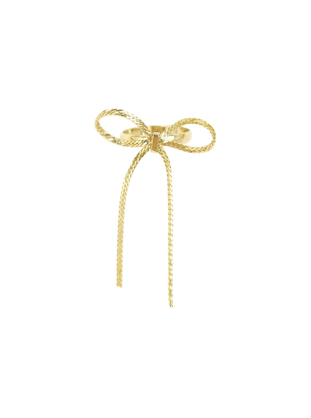 gold ribbon ring