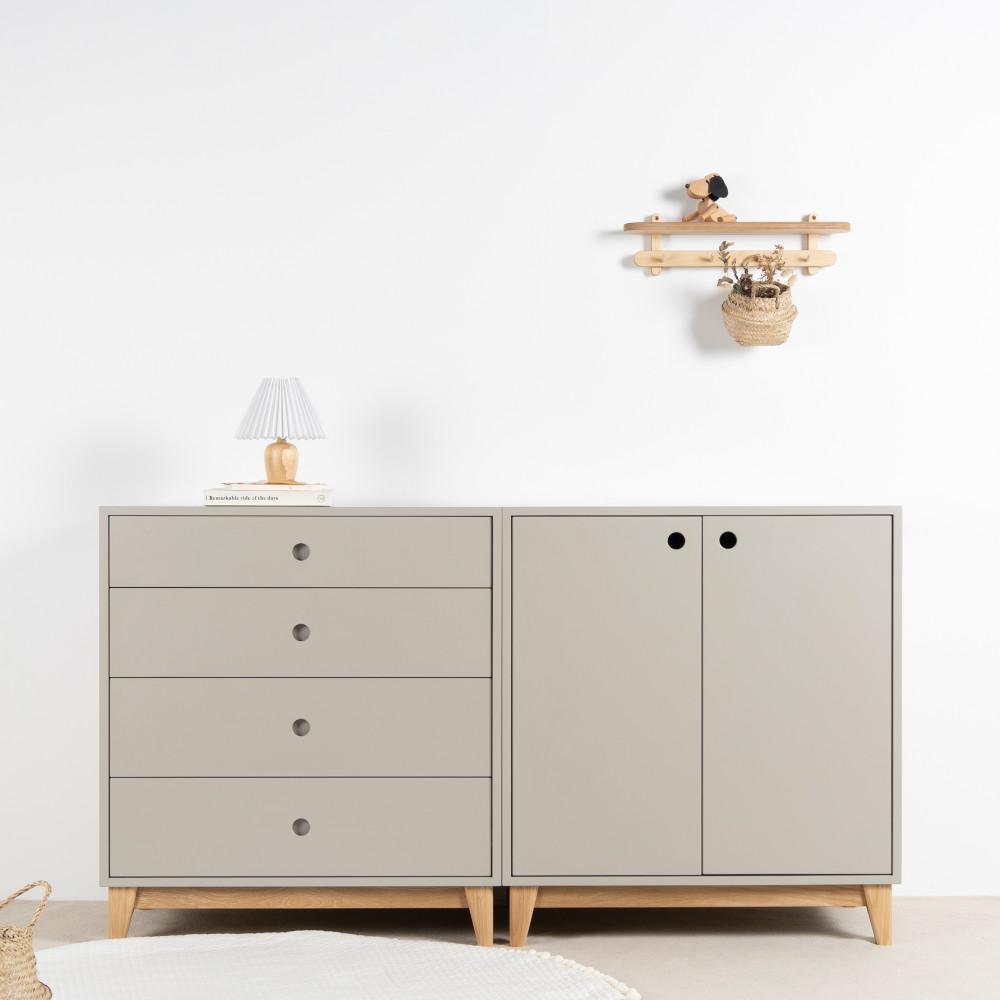 WOODNEED 서랍장 옷장 SET