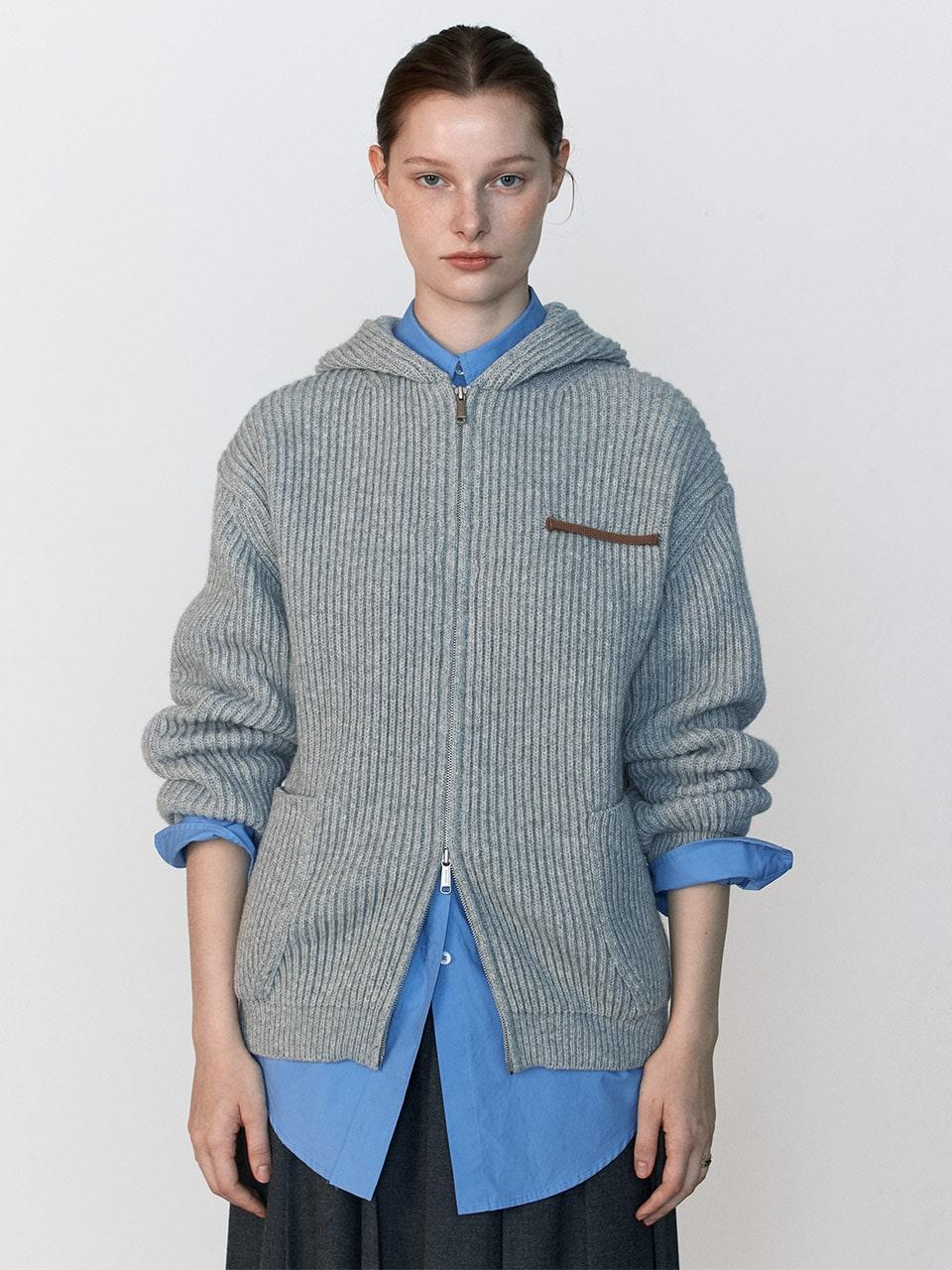 💝단독특가💝 Knit Hoody zip-up KK3WD4130_12