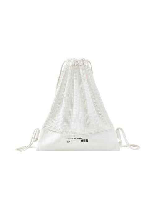 COTTON MESH BAG IVORY (메쉬 백)
