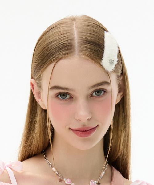 [SET] 글리터 퍼 스퀘어 헤어핀