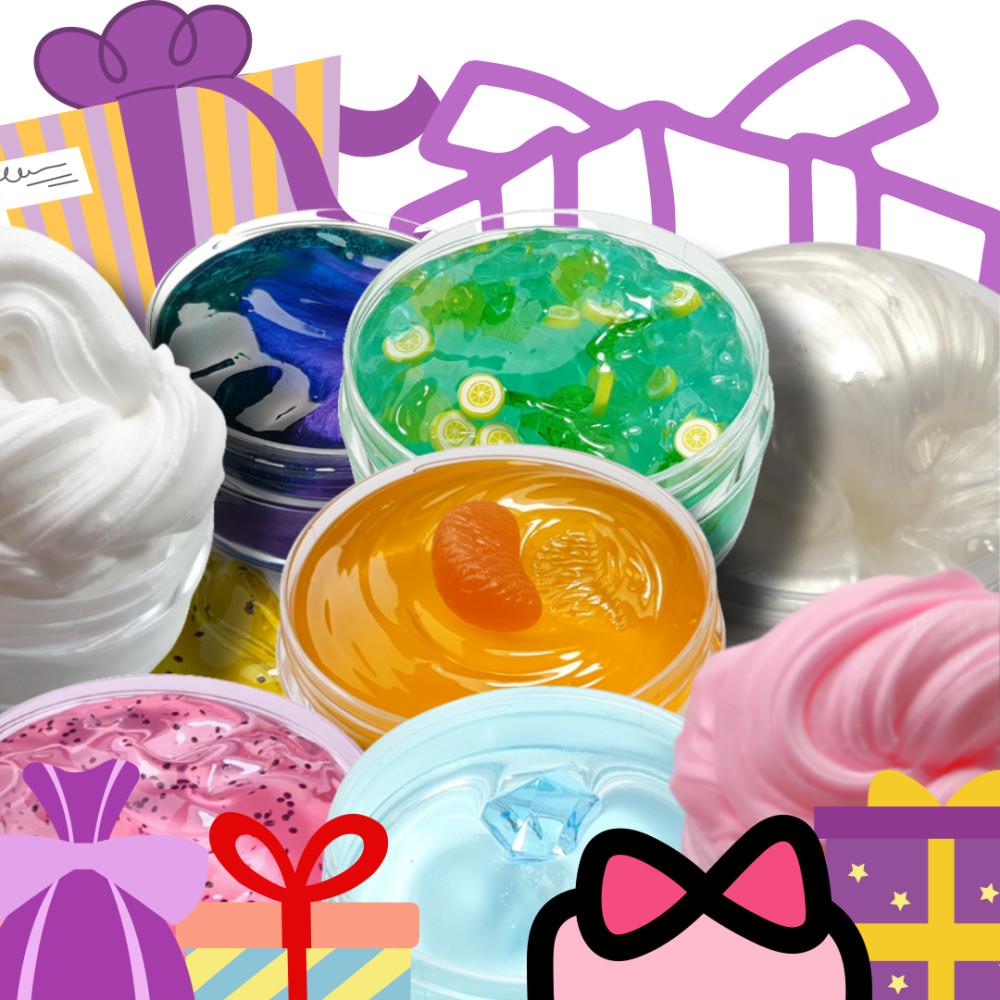 수제 퍼티 슬라임 6종 베스트박스 선물 A박스