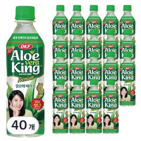 오케이에프 알로에베라킹 음료, 500ml, 40개 - 알로에주스 | 쿠팡
