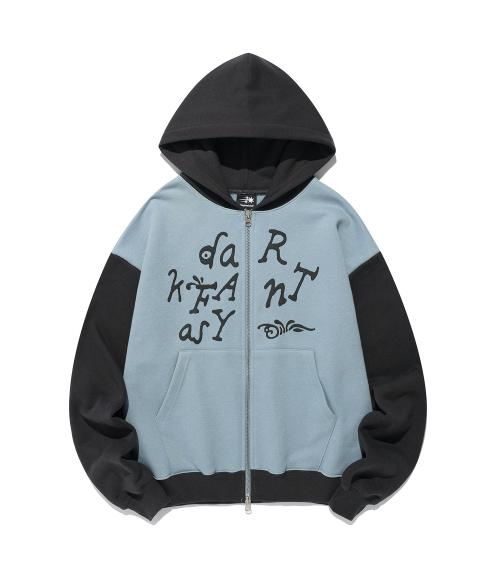 DARK FANTASY HOODIE ZIP UP_SKYBLUE(NG2FFUM483A)