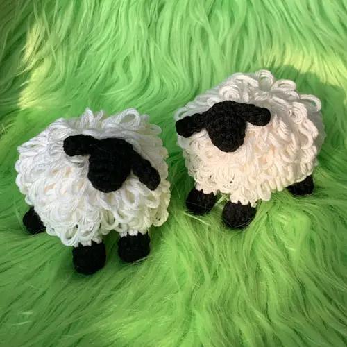 복실복실 블랙노즈 양 인형키링 🐑🖤(아주 상세한 풀영상 제공)
