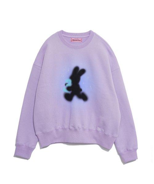 BLACK RABBIT SWEATSHIRT_LAVENDER