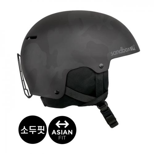 2324 Sandbox Icon Snow Asia Fit Helmet - Black Camo Matte (샌드박스 아이콘 아시안핏 스노우보드 헬멧)