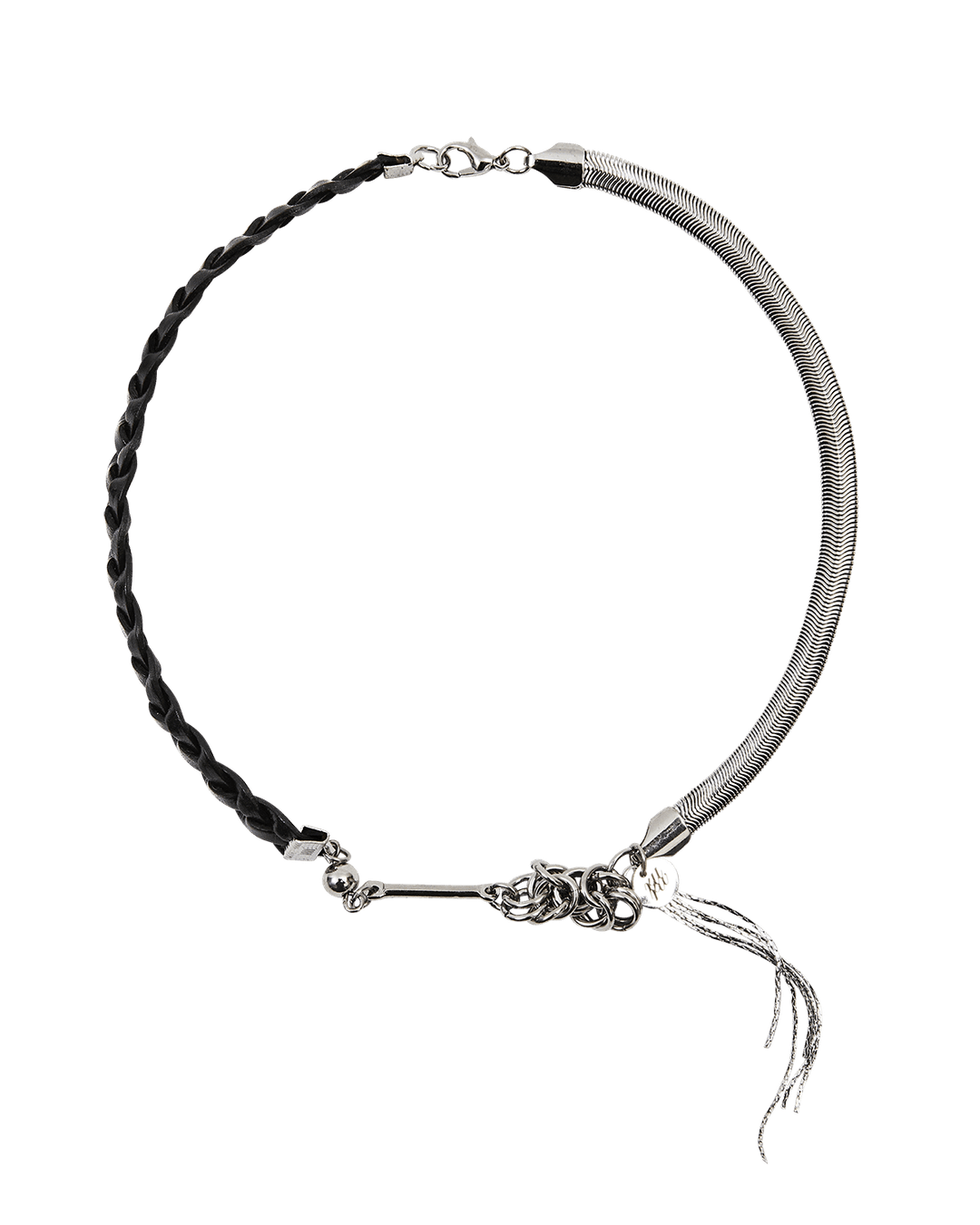 MIX TAIL NECKLACE BLACK