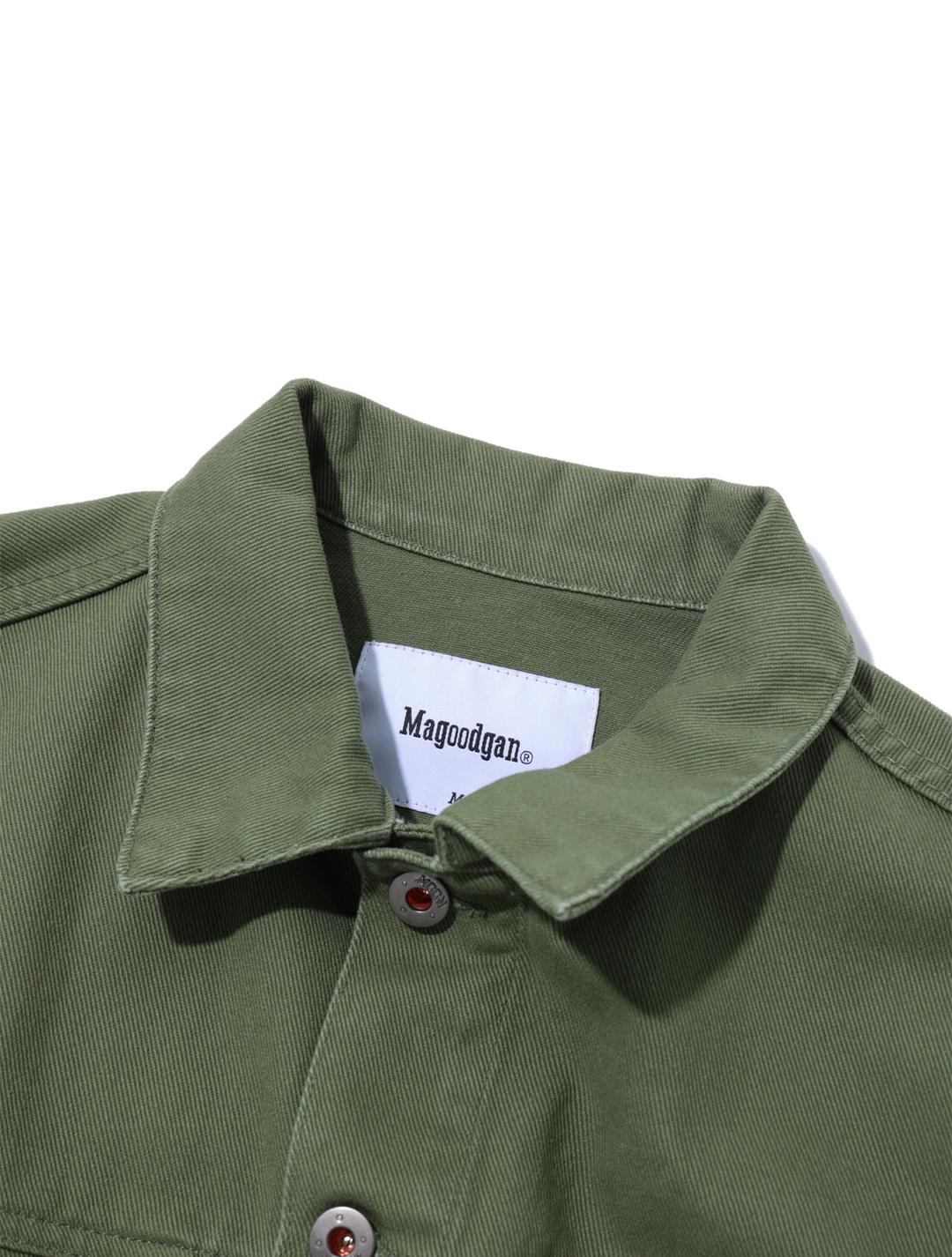 트러커 5101  오리지널 오버핏 카키 데님재킷