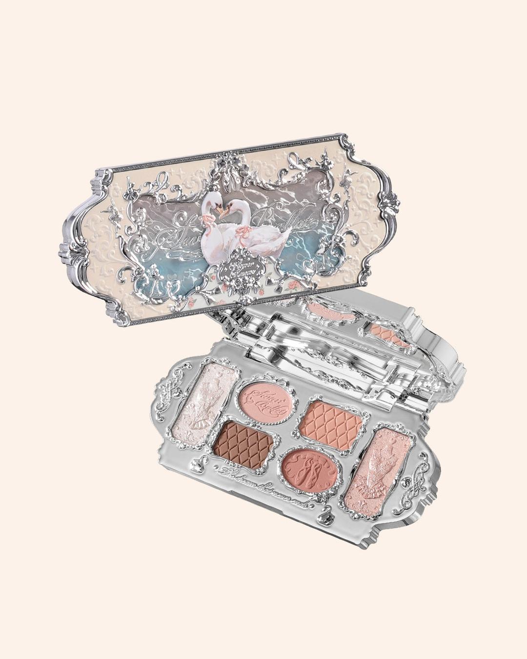 Swan Ballet Six-Color Makeup Palette - 01 White Swan