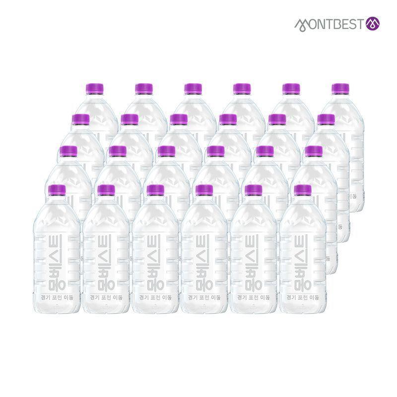 몽베스트 위드어스 (무라벨) 생수 1Lx24병