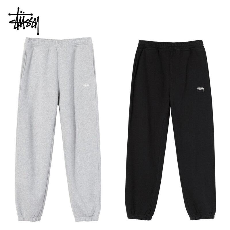 스투시 남성 오버다이 스웻 팬츠 Grey & Black